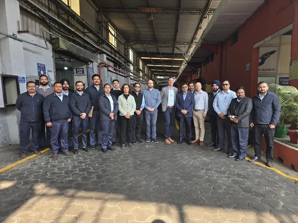 Sarita Rana with the client team following a successful facility walkthrough