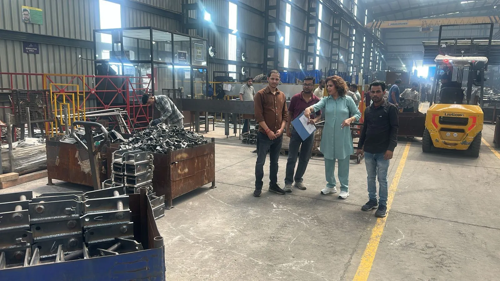 On-site gap analysis and plant tour at a client manufacturing facility